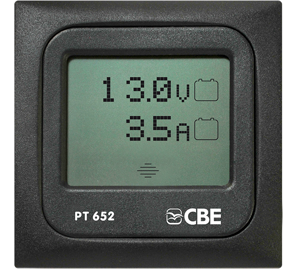 CBE Anzeigepanel PT652 (V/A-Anzeige) mit Shunt 130A